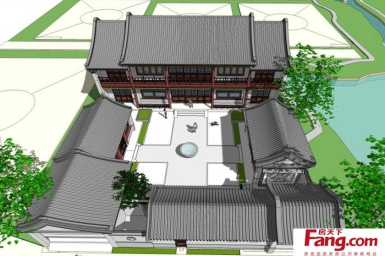 农村四合院平面设计图