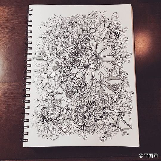 平面设计手绘针管笔