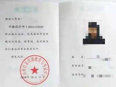 平面设计相关证书