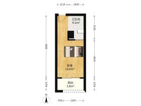 小平房公寓平面设计