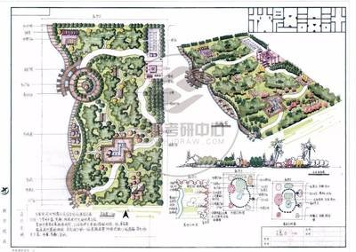 园林园路平面设计