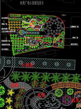 园林园路平面设计