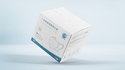 口罩品牌平面设计图案