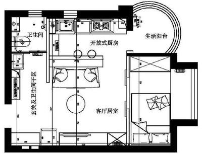 方正公寓装修平面设计图