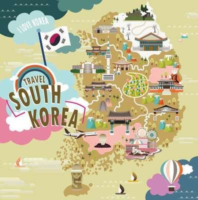 平面设计海报地图