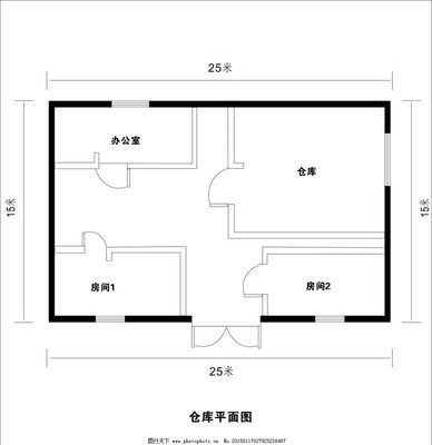 普通仓库平面设计图