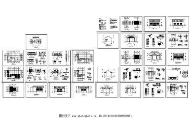 机关相册平面设计图纸