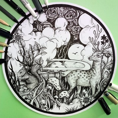 平面设计需要临摹的作品