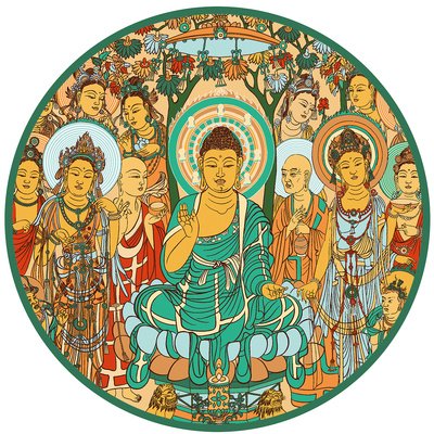 敦煌系列平面设计图片