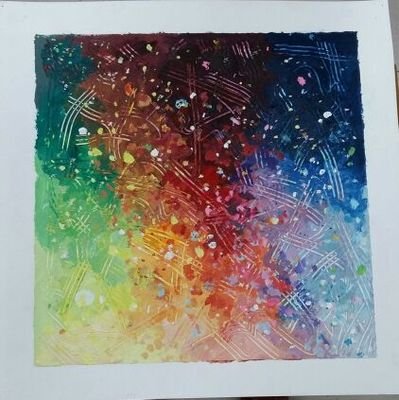 带有肌理感的平面设计作业