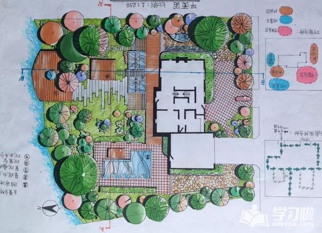 室外院子平面设计图片欣赏