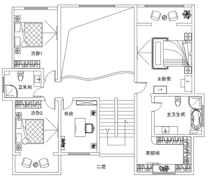豪华会所平面设计图片