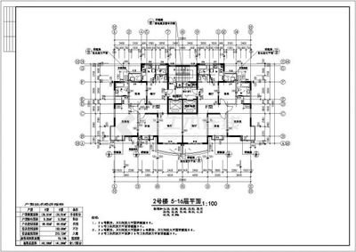 公寓整套平面设计图纸大全