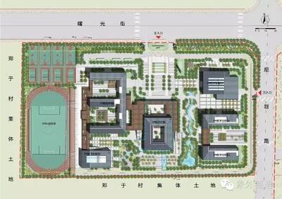 罗阳第六小学校园平面设计