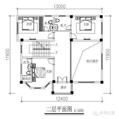 别墅平面设计方案优化弧形