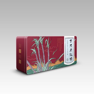红糖平面设计包装图纸