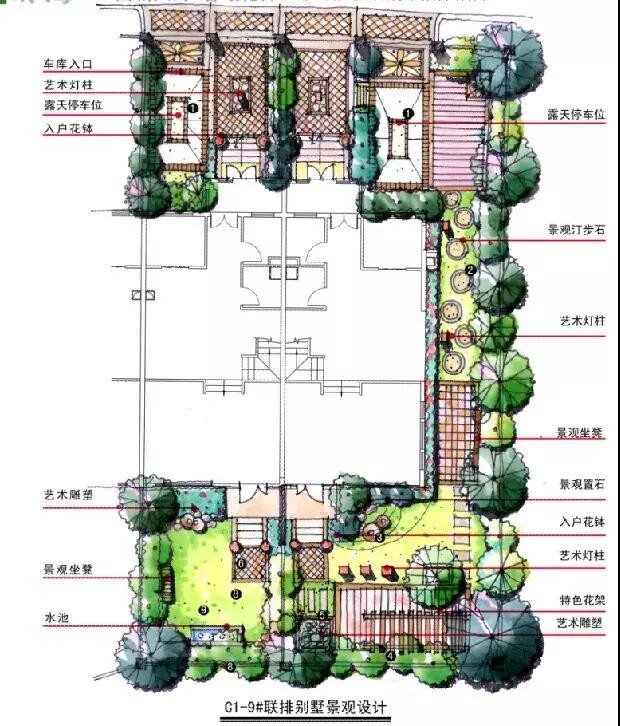 室外庭院平面设计图片大全