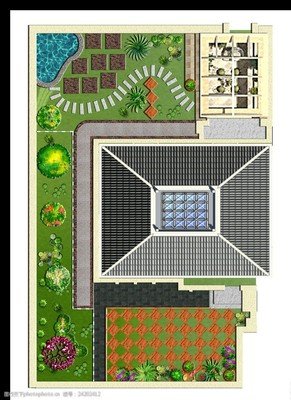 室外庭院平面设计图片大全