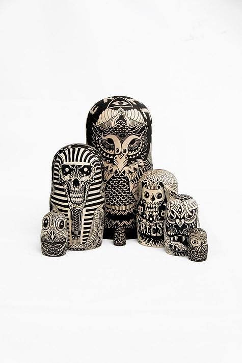 点线平面设计美术作品