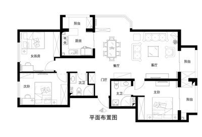 全包装修平面设计图片
