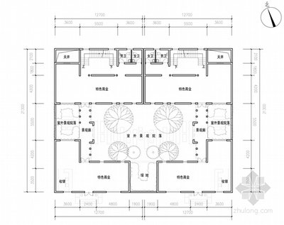 商业建筑平面设计