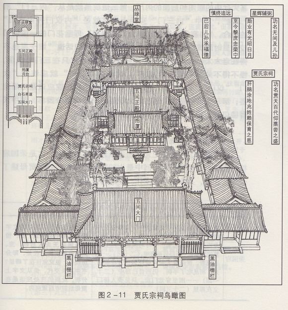 古代祠堂平面设计图