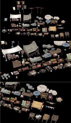 集市摊位平面设计图