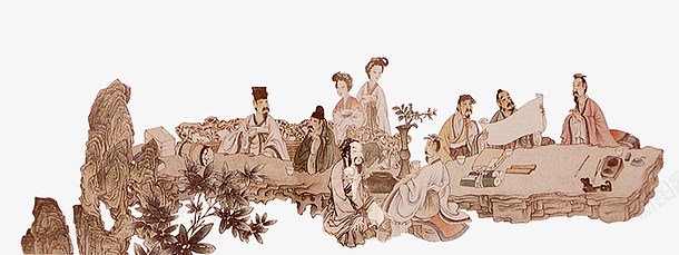 古人读书平面设计图