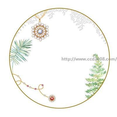 陶瓷花纸平面设计图片